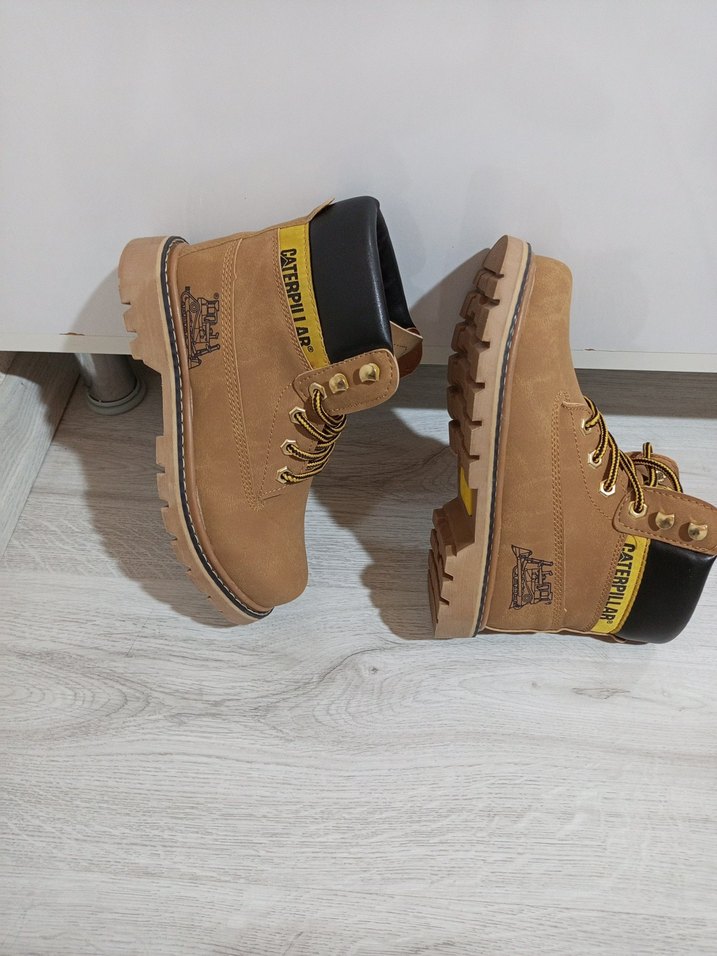 Kahverengi Bağcıklı Erkek Street Style Bot - Görsel 3