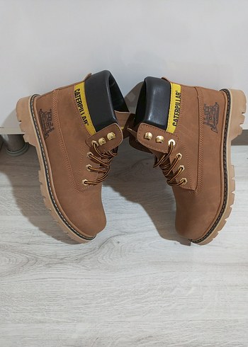 Kahverengi Bağcıklı Erkek Street Style Bot - Görsel 3