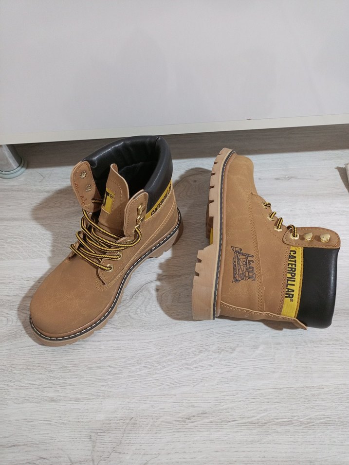 Kahverengi Bağcıklı Erkek Street Style Bot - Görsel 2