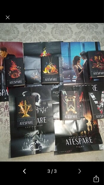 Beden Renk Ateşpare serisi 6 lı ciltli set