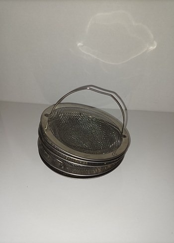 Gri Metal Çay Süzgeci - Görsel 5