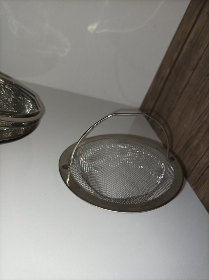 Gri Metal Çay Süzgeci - Görsel 4