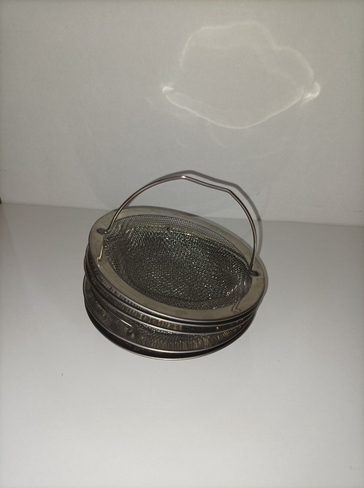 Gri Metal Çay Süzgeci - Görsel 5