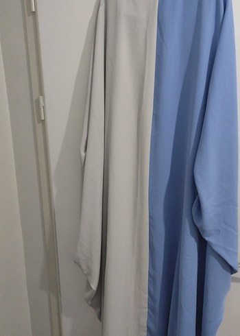 Mavi ve Gri Uzun elbise - Görsel 2