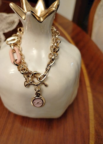 Bohem Altın Renkli Zincirli Kadın El Zinciri - Görsel 2