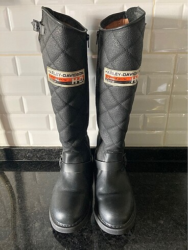 Orjinal Harley Davidson uzun kadın çizme 39 numara