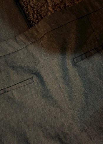 Mango Gri likralı Kadın Kumaş Pantolon - Görsel 4