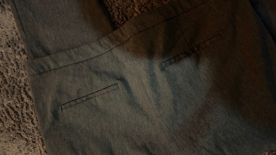 Mango Gri likralı Kadın Kumaş Pantolon - Görsel 4