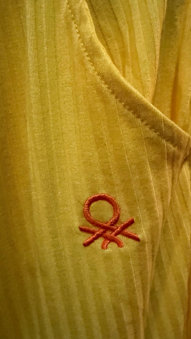 Benetton Sarı Pilili eşofman altı - Görsel 3