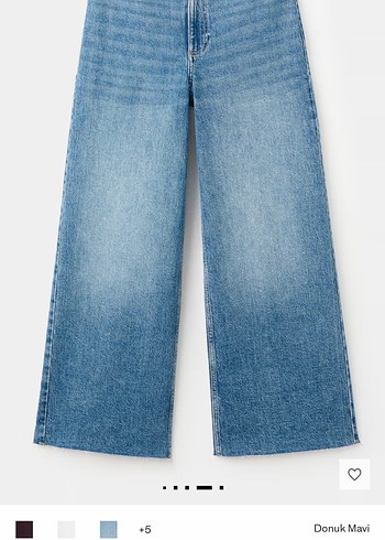 Mango catherin yüksek bel donuk mavi jean - Görsel 5