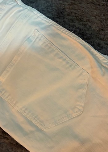 Hm skınny kalın kırık beyaz jean - Görsel 5