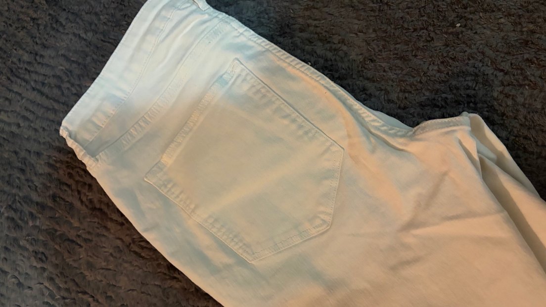 Hm skınny kalın kırık beyaz jean - Görsel 5