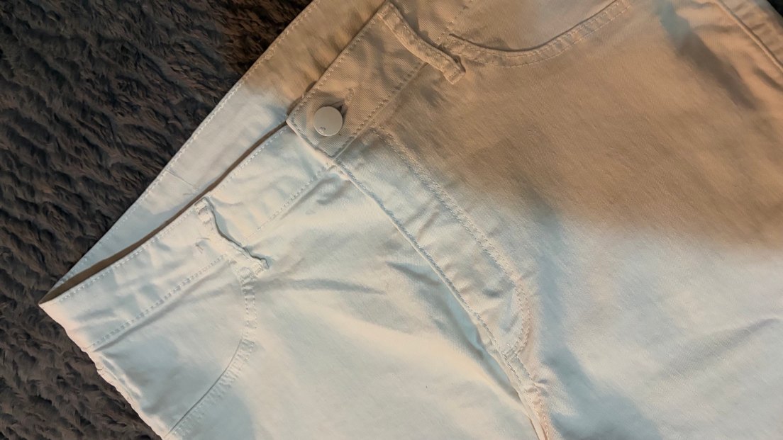 Hm skınny kalın kırık beyaz jean - Görsel 3