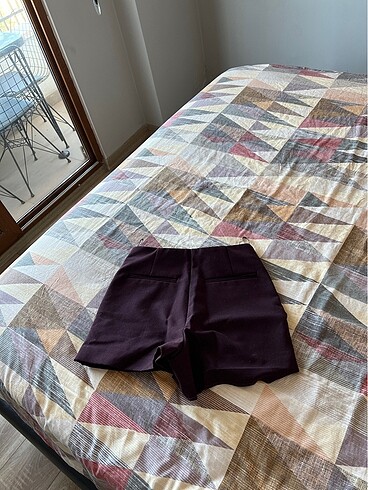 Zara Zara bordo şort etek