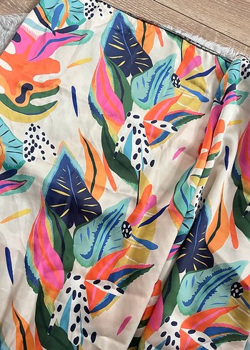 Belden bağlamalı pareo etek - Görsel 2