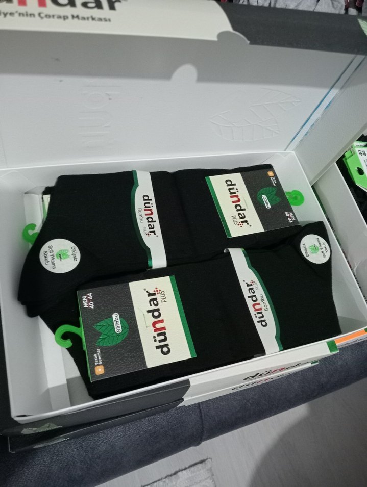 Gri Mini Erkek Spor Çorapları - duündar - Görsel 2