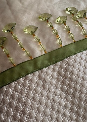 Tek kişilik pike takımı sıfır ürün çeyizlik harika - Görsel 4