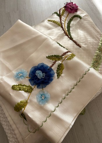 Tek kişilik pike takımı sıfır ürün çeyizlik harika - Görsel 2