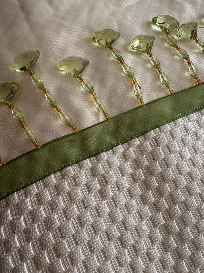 Tek kişilik pike takımı sıfır ürün çeyizlik harika - Görsel 4