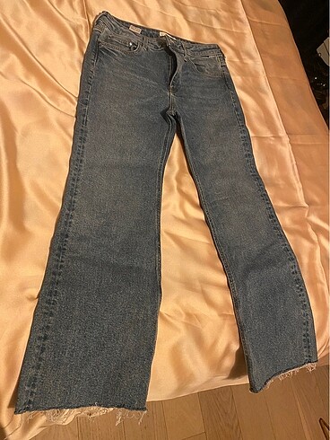 Çol az kullanılmış mavi jeans açıl mavi kadın