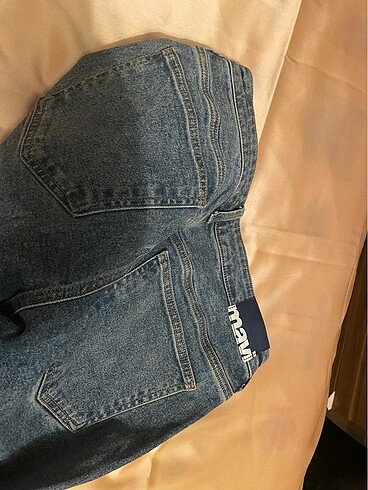 30 Beden Çol az kullanılmış mavi jeans açıl mavi kadın