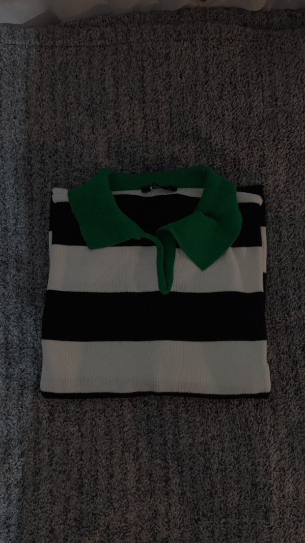 Trendyolamilla Çizgili Triko Kazak - Görsel 3