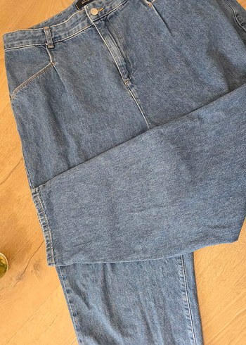 Mavi Rahat Kesim Kadın Denim Pantolon
