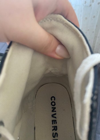 41 Beden siyah Renk Kadın Beyaz Siyah Converse Spor Ayakkabı