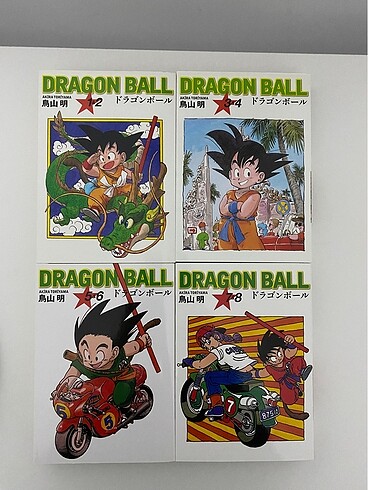 Dragon ball 1-2-3-4-5-6-7-8