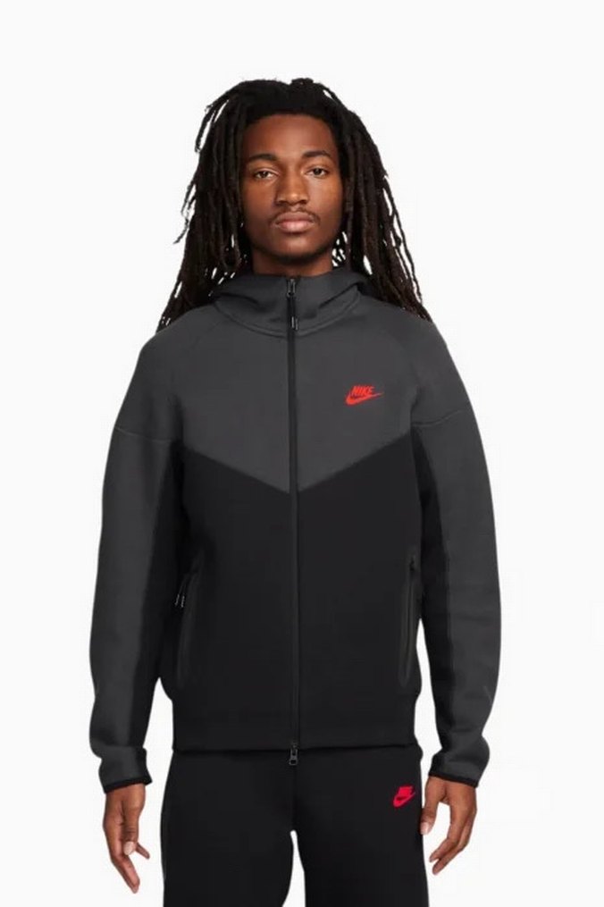 Nike Tech Fleece Full-Zip Windrunner Hoodie Black - Görsel 2