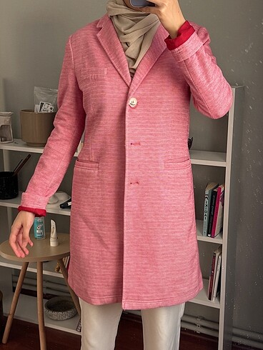 38 Beden Pembe blazer ceket