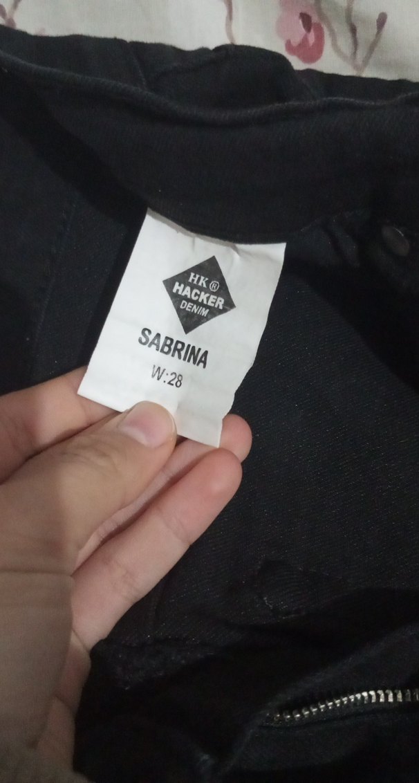 Siyah Midi Denim Kadın Pantolon - Görsel 4