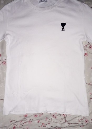 Beyaz kadın Pamuklu Baskılı Tişört - Görsel 2