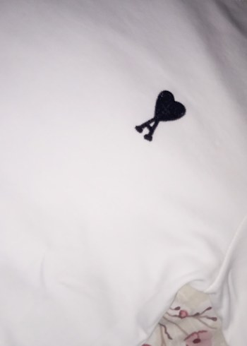 Beyaz kadın Pamuklu Baskılı Tişört - Görsel 3