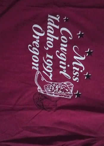 Bordo Baskılı croptop - Görsel 3