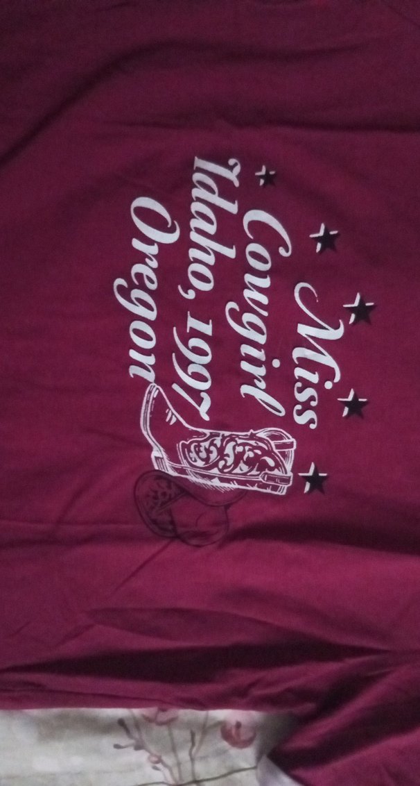 Bordo Baskılı croptop - Görsel 3