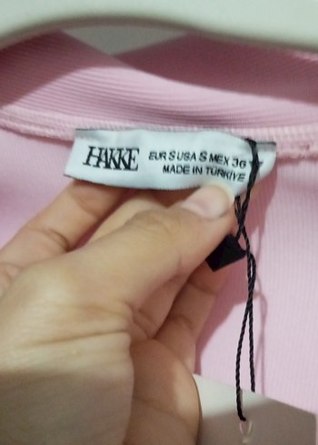 pembe fermuarlı bluz - Görsel 4