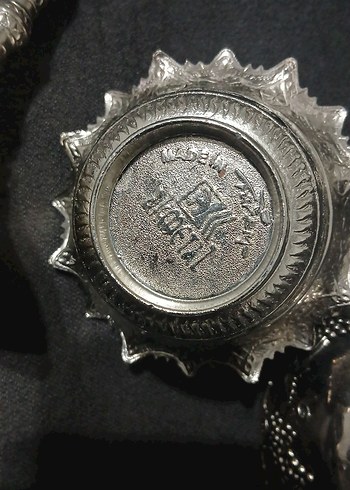 antika Geleneksel İşlemeli Gümüş Sofra Takımı - Görsel 8