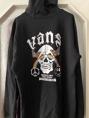 Vans kapsonlu siyah oversize