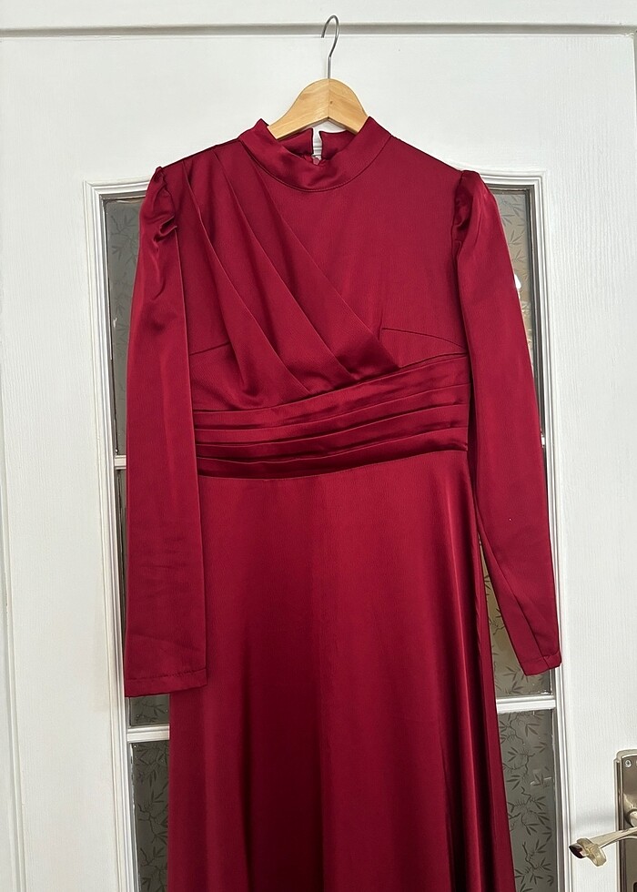 Saten Abiye elbise - Görsel 2