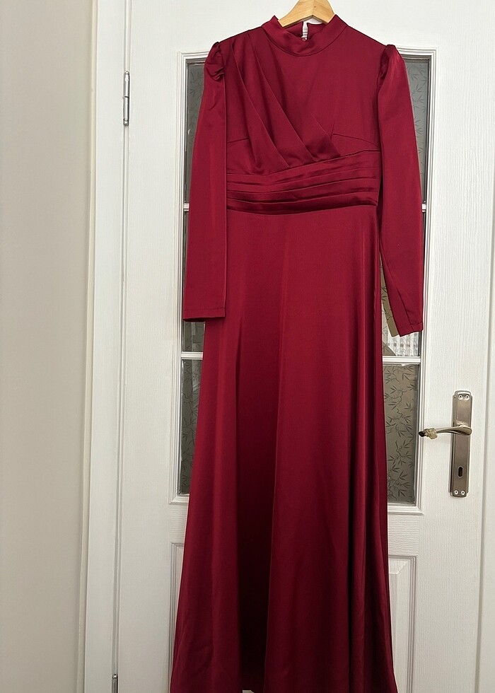 Saten Abiye elbise - Görsel 3