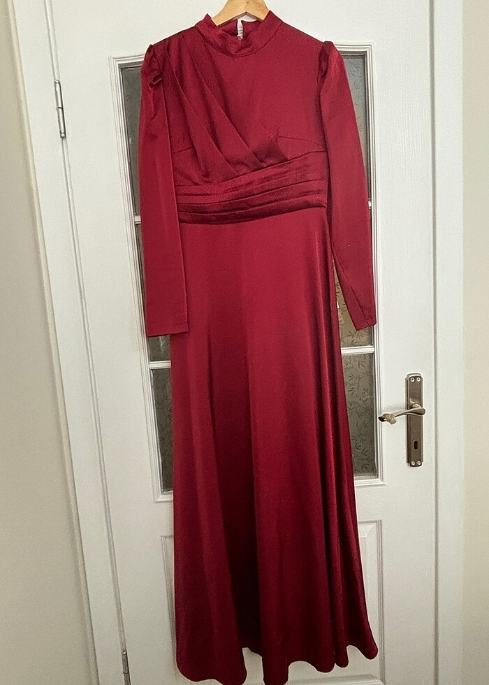 Saten Abiye elbise - Görsel 4