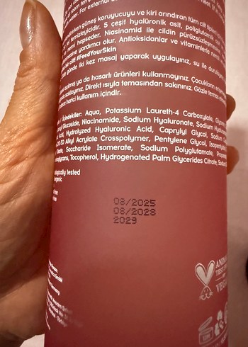 Hiyalüronik Asit İçeren Jel Temizleyici 400 ml - Görsel 2