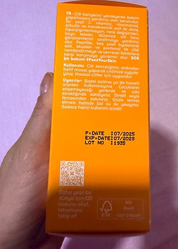 Cream Co. SOS Serum 30 ml c vitamin - Görsel 2