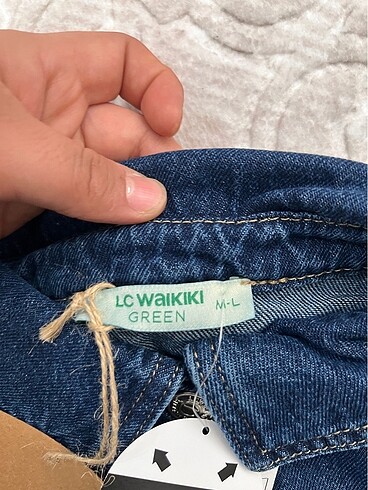 l Beden Kadın kot ceket
