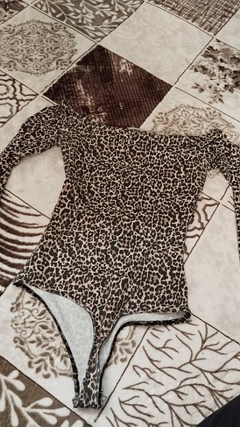 Bluz leopar desenli