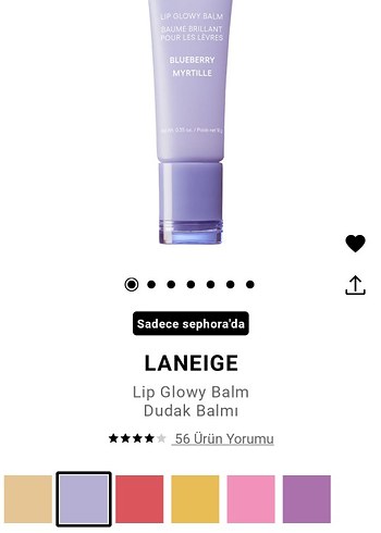 Laneige Mor Dudak Parlatıcısı