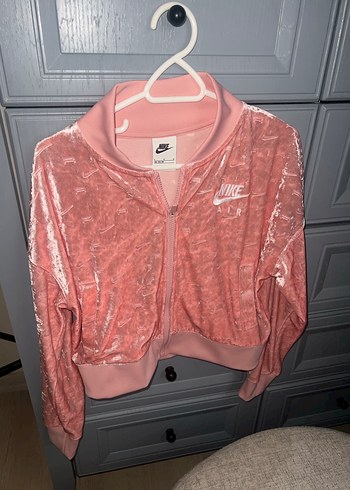 xs Beden Nike Pembe Kadın Fermuarlı Ceket