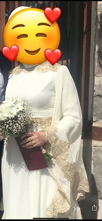 m Beden Nikah elbisesi