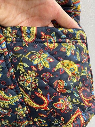 l Beden çeşitli Renk Şal desenli baharlık pofidik yelek